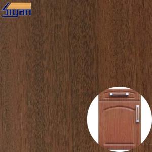 Matte And High Glossy Furniture PVC Wood Texture Film For Vacuum Press