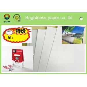 China Printable A4 Glossy Sticker Paper , Glossy Magazine Paper Customized Size supplier