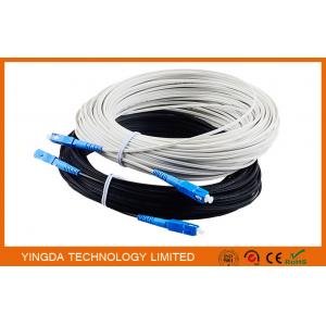 Outdoor Fiber Optic Patch Cord FTTH Network Patch Cable 1 Core SC / UPC - SC / UPC 40M