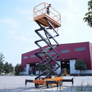 Industrial Motorized Lift Platform , Hydraulic Platform Lift For Construction