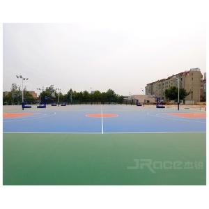 China SPU 3 - 7 mm Thickness Basketball Sport Court For All Year Round wholesale