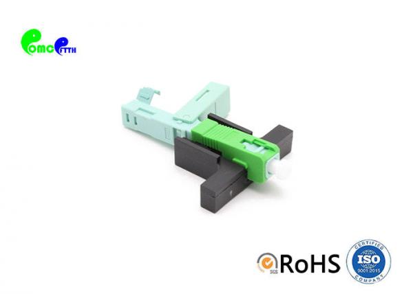 Field Install Fiber Optic Connector SC / APC Suit For FTTH Drop Cable 2 x 3mm