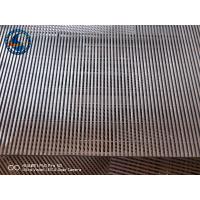 China Custom Ss316l Wedge Wire Screen Panels For Sediment Filtration on sale