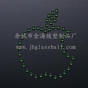 China Sprayer Accessories Ball Green Glassball With G100 Soda Lime Glass Balls supplier