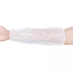 Medical Disposable Arm Sleeves , Elastic Band Non Woven Sleeve