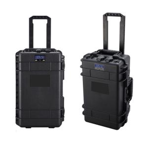 Suitcase design LiFePO4 high capacity 3kwh portable solar energy power generator 3000w
