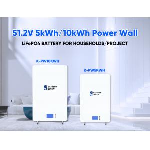 Grade A+ Lifepo4 Battery Power Wall Single Phase 48V 100ah 200ah 5kwh 10kwh