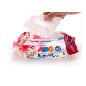 China Customized Logo Disposable Wet Wipes For Baby Cleaning supplier