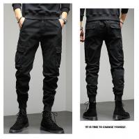 China                  2023 Customize Casual Jogger 100% Cotton Twill Workout Hiking Men′s Sweatpants Relaxed Fit Straight Camouflage Cargo Pants              on sale