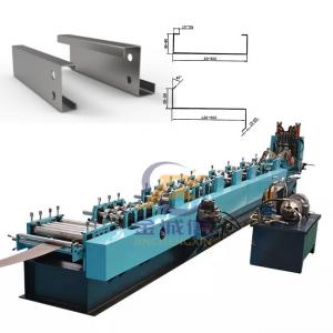 18 Roller Stations C Purlin Roll Forming Machine CZ Purlin Roll Forming Machine