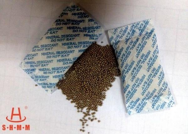 Odorless Moisture Proof Mineral Desiccant 10g Non Woven Packing With Round