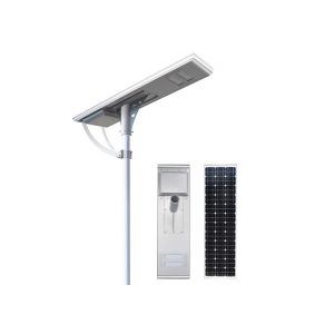China La LUZ VENDEDORA CALIENTE del CREE 100W INTEGRÓ todos en una calle solar llevada CON TEMPERATURA de COLOR 2700-6500K supplier