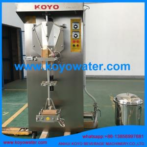 back seal plastic bag water sachet filling sealing machine