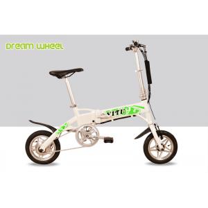 China 12 Inch Mini Aluminum Folding Electric Bike 36V 250W Motor Powerd supplier