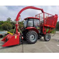 China Self Propelled Tractor Mounted Corn Stalk Silage Harvester Machine Mini Napier Grass Forage Harvester on sale