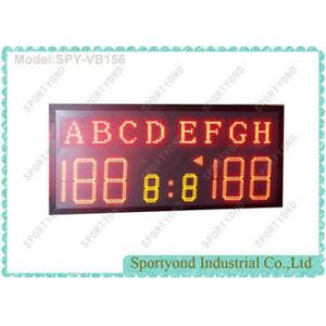 China High School Sports Electronic Volleyball Scoreboard / Table Tennis Score Boards with Team Name and Red LED supplier