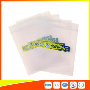 China Commercial Plastic Packaging Zip Lock Bags , Small Ziplock Pouches Reclosable supplier