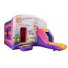 Plastic Soft Inflatable Jump House / Kids Bounce House With Air Blower