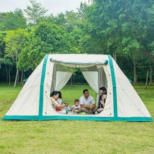 China Hot Four-season 10 person Winter Waterproof Outdoor Luxury Hotel Desert Pop Up Air Tent Inflatable Camping Tent for 8 person supplier