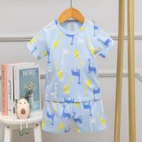 China Breathable Silk Summer Pyjama Sets Home Clothes 100cm Height 58cm Bust For 3 Years on sale