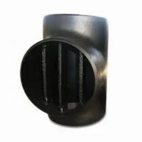 China Carbon Steel Pipe Fittings Steel Barred Equal Tee Butt Welded Barred Tee ASME B16.9 on sale