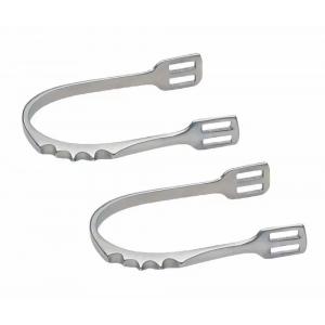 Polished Finish Stainless Steel Western Horse Riding Spurs for Western Comb Harness