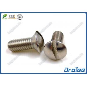 China A2  / 18-8 Stainless Steel Slotted Oval Countersunk Head Machine Screws supplier