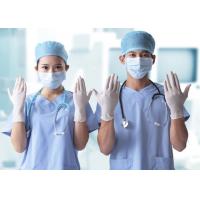 China PD PF Disposable Latex Gloves Anatomically Shaped Class II For Day Surgeries on sale