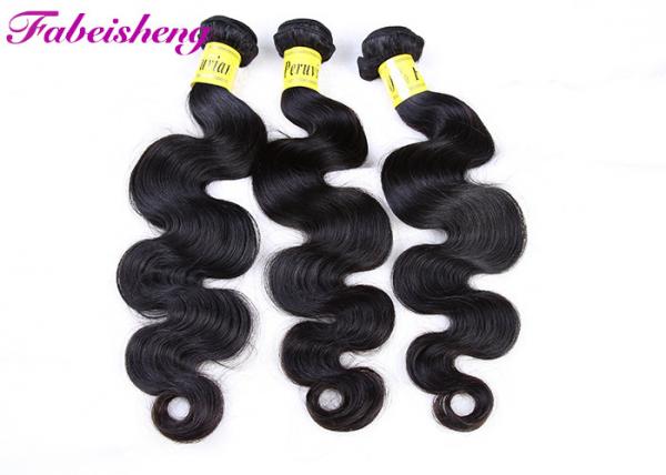 Raw Virgin Peruvian Hair Bundles Body Wave Hair For Black Women No Chemical