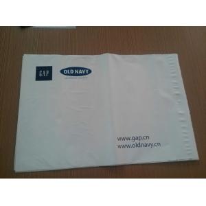 Large Durable White length 40.64cm Courier Plastic Bag Thickness 0.08mm