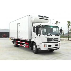 China 10 Ton Donfeng Refrigerated Delivery Truck , Refrigerator Box Truck With Thermo King Refrigerator supplier