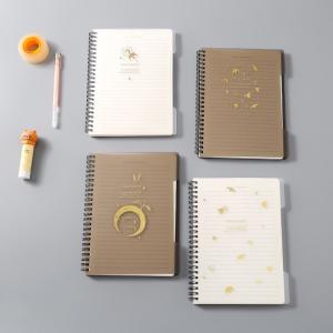 80gsm SGS Personalized Spiral Notebook , 60sht Elastic Band Journal Colored Paper
