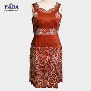 Latest elegant embroidery neck lady slim formal office dresses ladies sexy women direct from manufacturer clothing sale