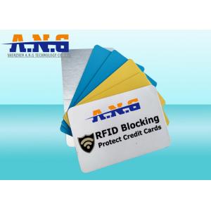 China Printed  Wallet Blocking Rfid Smart Card Protectors high Security supplier