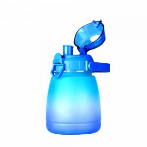China 1300ml Cute Tritan Hard Plastic Big Belly Bottle For Kids Children Sports supplier