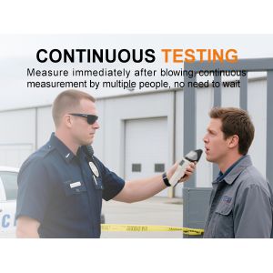 China AT7000 Rapid Screen Breathalyzer Quick Fuel Cell Sensor with LCD Screen Pre-Employment Gas Analyzer Tester for Alcohol Screening wholesale