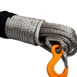China 25000lbs Strength Double Braid UHMWPE ROPE 1/4 x 50 ft for Heavy Duty Applications supplier