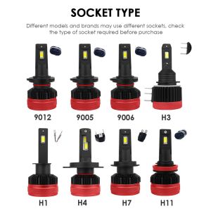 China Z4 90W 7000lm 6063 アルミニウム 3570 CSP チップ 9005/9006/9012/H1/H3/H4/H7/H11 LED ヘッドライトバルブ wholesale