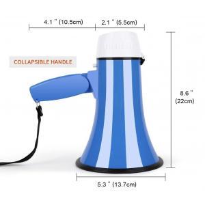 70Hz - 20KHz Battery Powered Megaphone Portable Lithium Megaphone 500 X 500 X 370MM