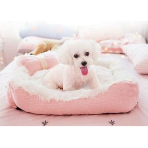 China  				Cute Design Fleece Bows Pet Pads Cushion Warm Dog Beds 	         supplier
