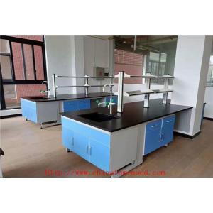 Chemical Resistance Wood Lab Work Table  For Hospital With Adjustable Foot