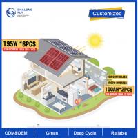 China OEM ODM lifepo4 lithium battery 5Kw Solar Panel System Home Power 5KW Grid Tied Solar 6kw 8kw 10kw lithium battery packs on sale