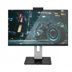 China 180W AIO Desktop PC Wall Mounted Curved AIO PC Built In Camera Slim Stylish supplier