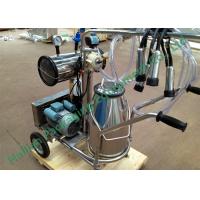 China Manual Single Bucket Mobile Milking Machine for Dairy Cow Farms on sale