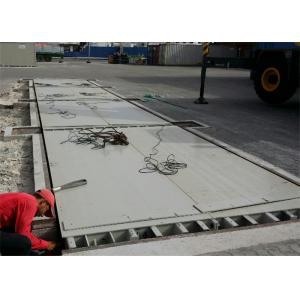 China U Shaped Beam Road Weighbridge Truck Scale Type With 4 ~ 6mm Thickness Steel Plate supplier
