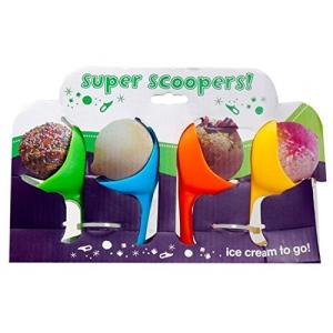 supeer easy scooper kids ice cream scoop set of 4