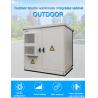 China Two room communication outdoor cabinet Fiber Optic Distribution BoxIP55 Iron Sheet EMC RFI wholesale
