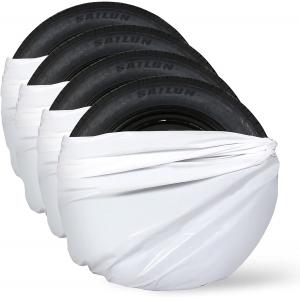 50 Micron LDPE Protective Car Tire Storage Bag 30x14x40 Inch