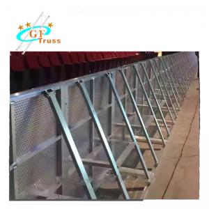 China Aluminum  gate traffic police Crowd Control Stage road Barrier for ConcertBest Sale concrete supplier