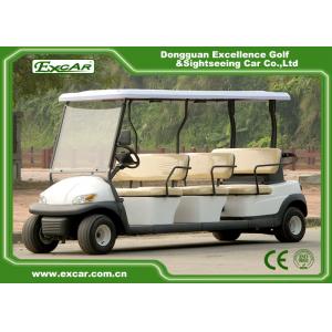 Safety Electric Golf Buggy Cart With Trojan Acid Battery / Customized Logo